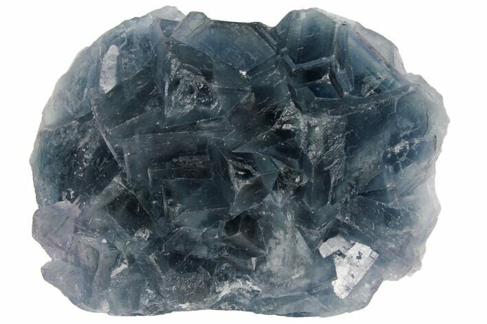 Blue-Green, Cubic Fluorite Crystal Cluster - China #132781